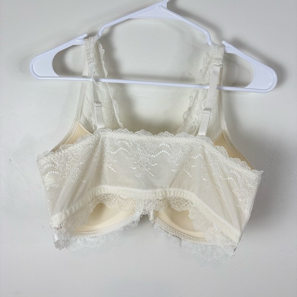 SPANX Four Play Ivory Lace Bralette Size Large Front Closure - Picture 3 of 6